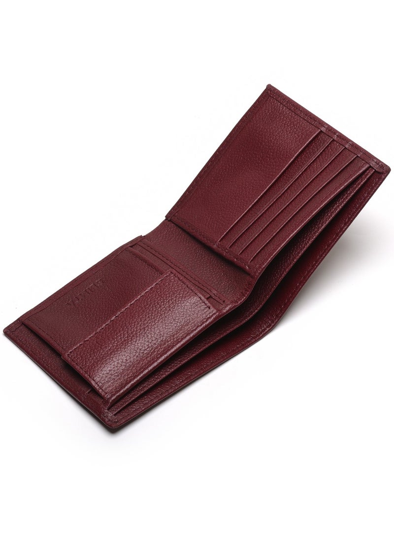 SLIMTA Men's Genuine Leather Wallet with 6 Card Slots Slim Bifold Wallet for Men Leather Wallet Stylish and Durable Men's Wallet - Image 5